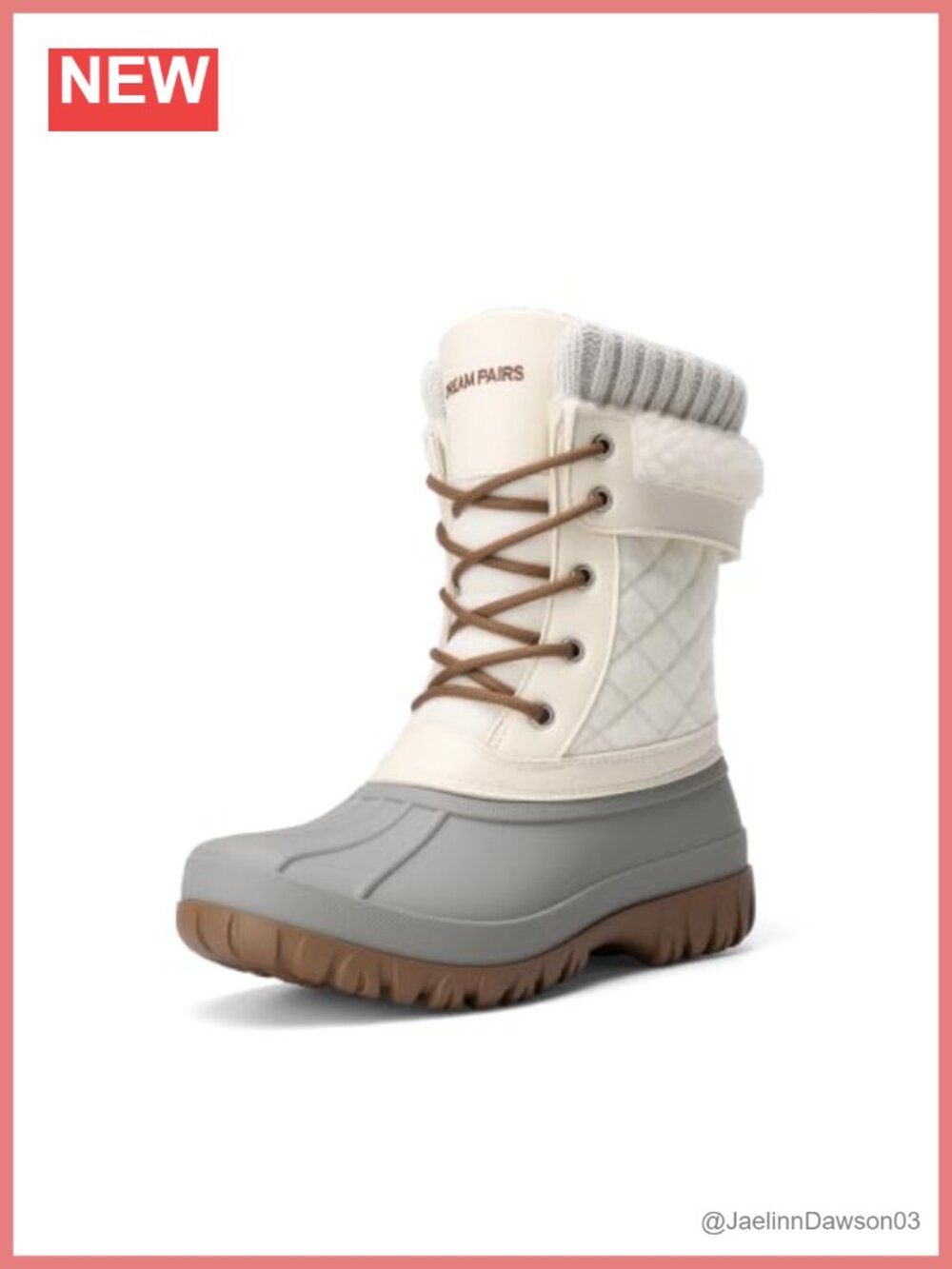 Women's Waterproof Winter Snow Boots 3M Thinsulate Insulated Mid-Calf